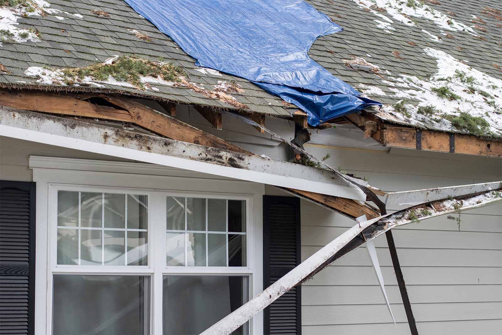 Storm Damage Roof Repair in Houston